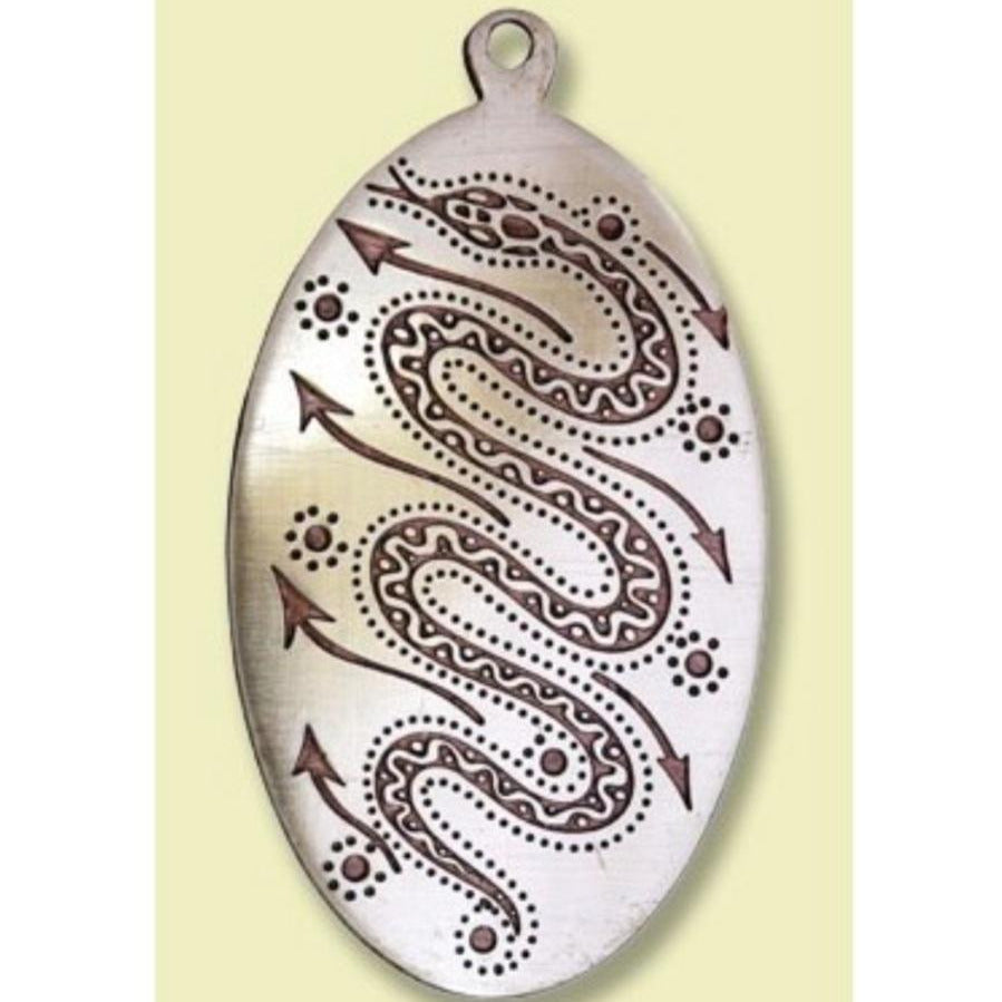 Amulette vodoun Simbi le serpent des eaux  ( authentique )